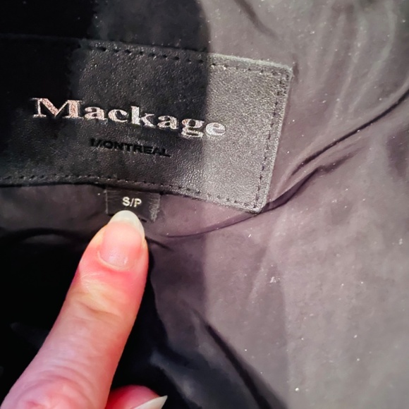 Mackage ADALI down coat with natural fur Signature Mackage collar - Picture 3 of 5